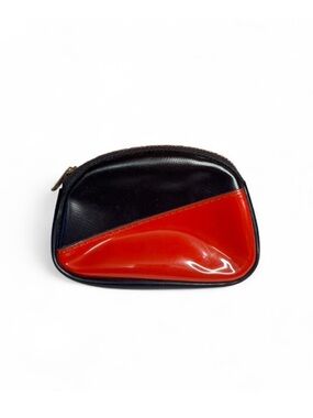 Vintage Empire Black and Red Women's Zipper Closure Coin Wallet Pouch